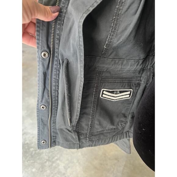 Aeropostale Gray Full Zip Jacket - Women's Size M - Picture 7 of 9